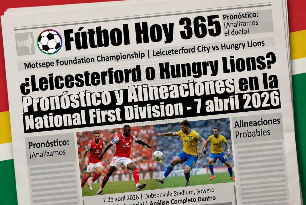 ¿Leicesterfield o Hungry Lions Pronóstico y Alineaciones en la National First Division - 7 abril 2026