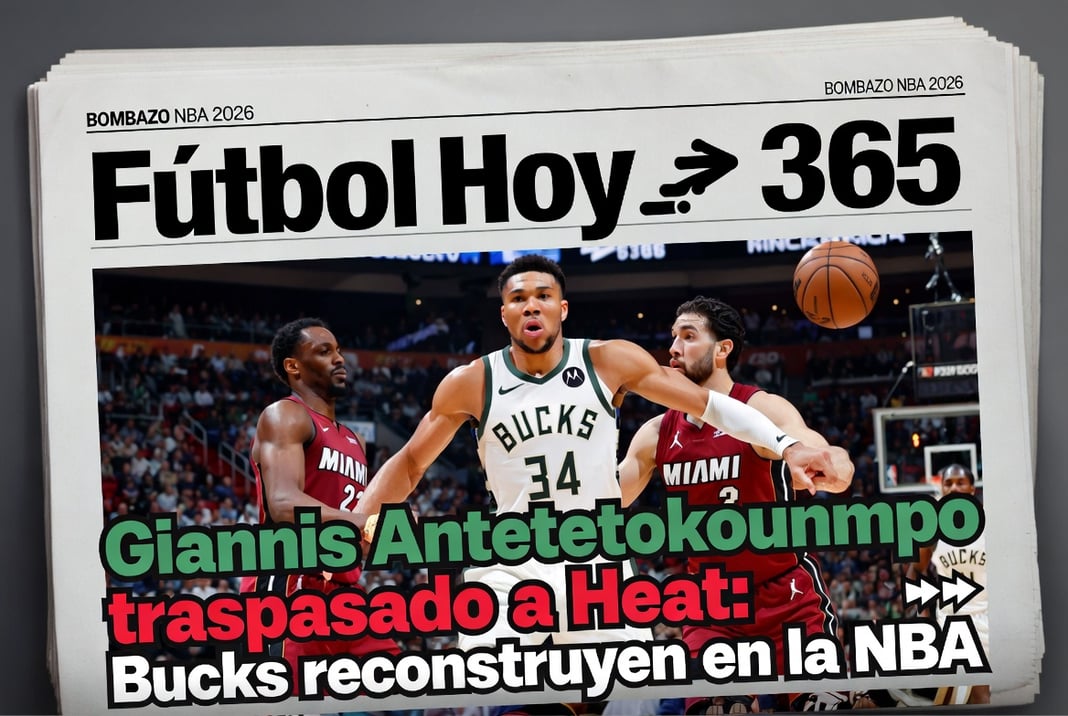 Giannis Antetokounmpo traspasado a Heat Bucks reconstruyen en la NBA