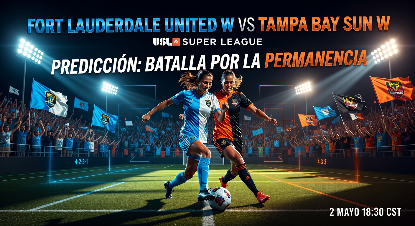 Fort Lauderdale United W vs Tampa Bay Sun W Pronóstico / Prediction