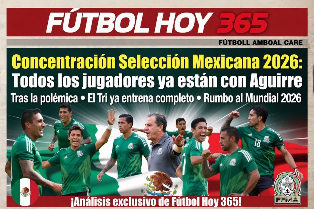 Concentración Selección Mexicana 2026 Todos los jugadores ya están con Aguirre
