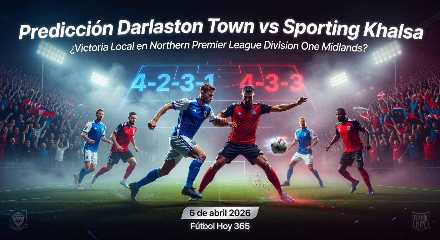 Darlaston Town vs Sporting Khalsa Pronóstico / Prediction