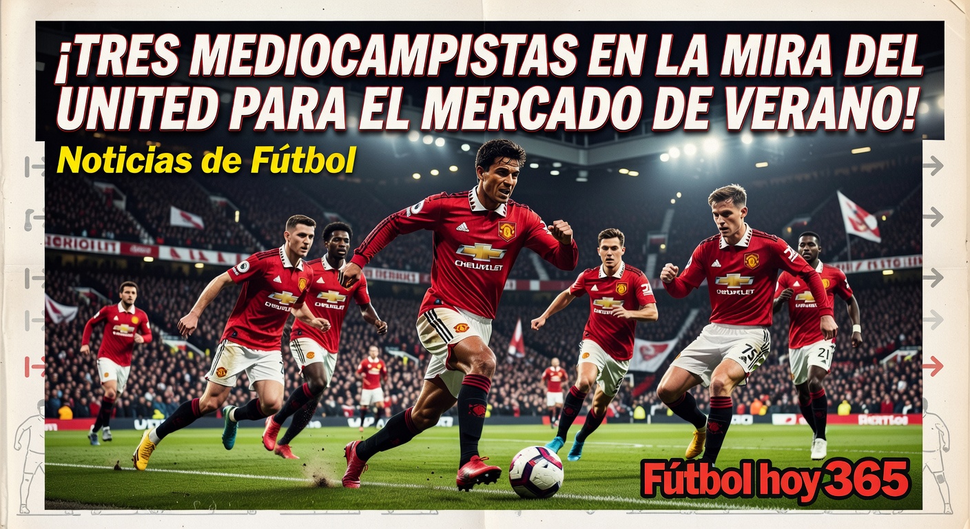 Man Utd Targeting Three Midfielders in Summer Window