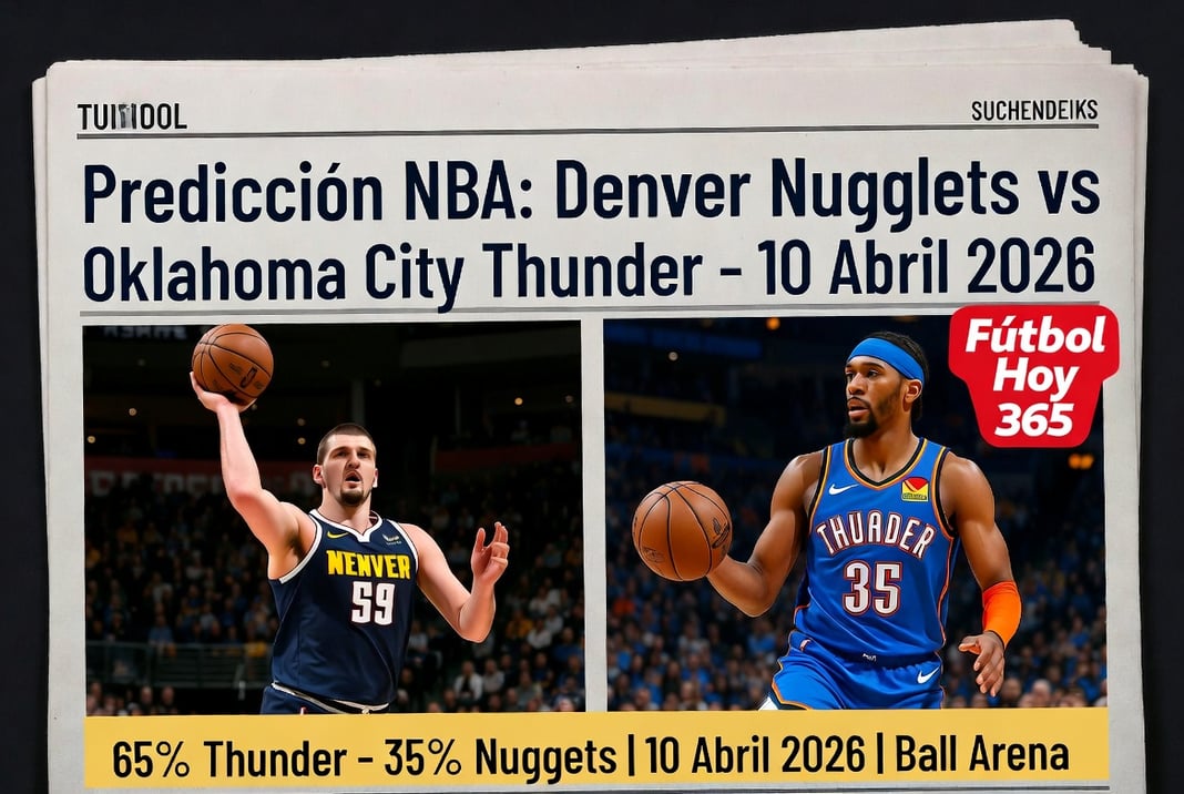 Predicción NBA Denver Nuggets vs Oklahoma City Thunder – 10 Abril 2026