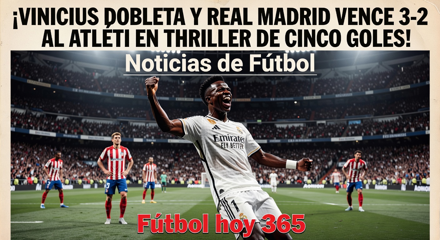Vinicius Junior Scores Twice as Real Madrid Beat Atletico Madrid in La Liga Thriller (BBC Sport, April 4, 2026)