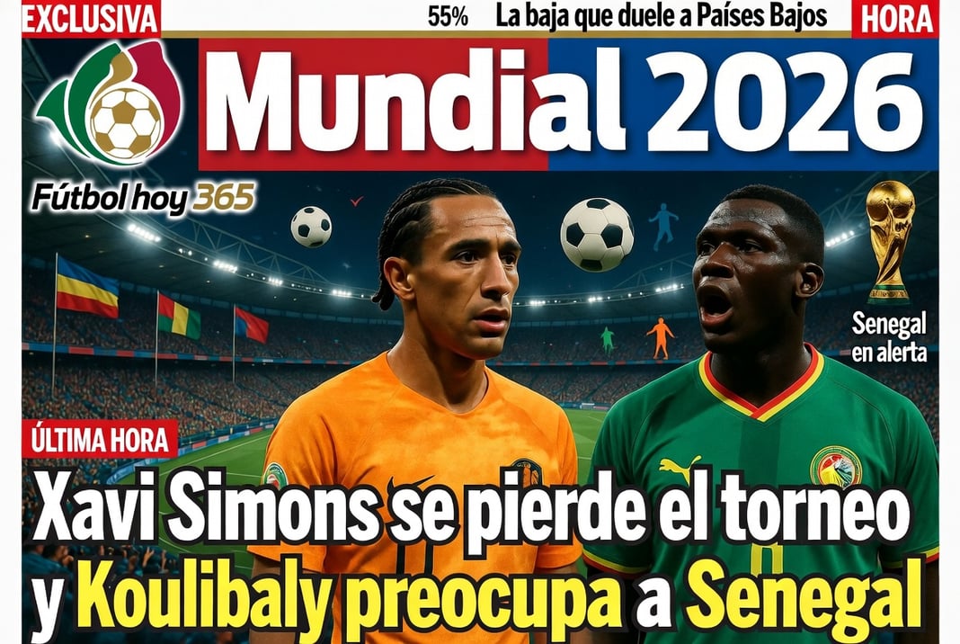 Mundial 2026 Xavi Simons se pierde el torneo y Koulibaly preocupa a Senegal