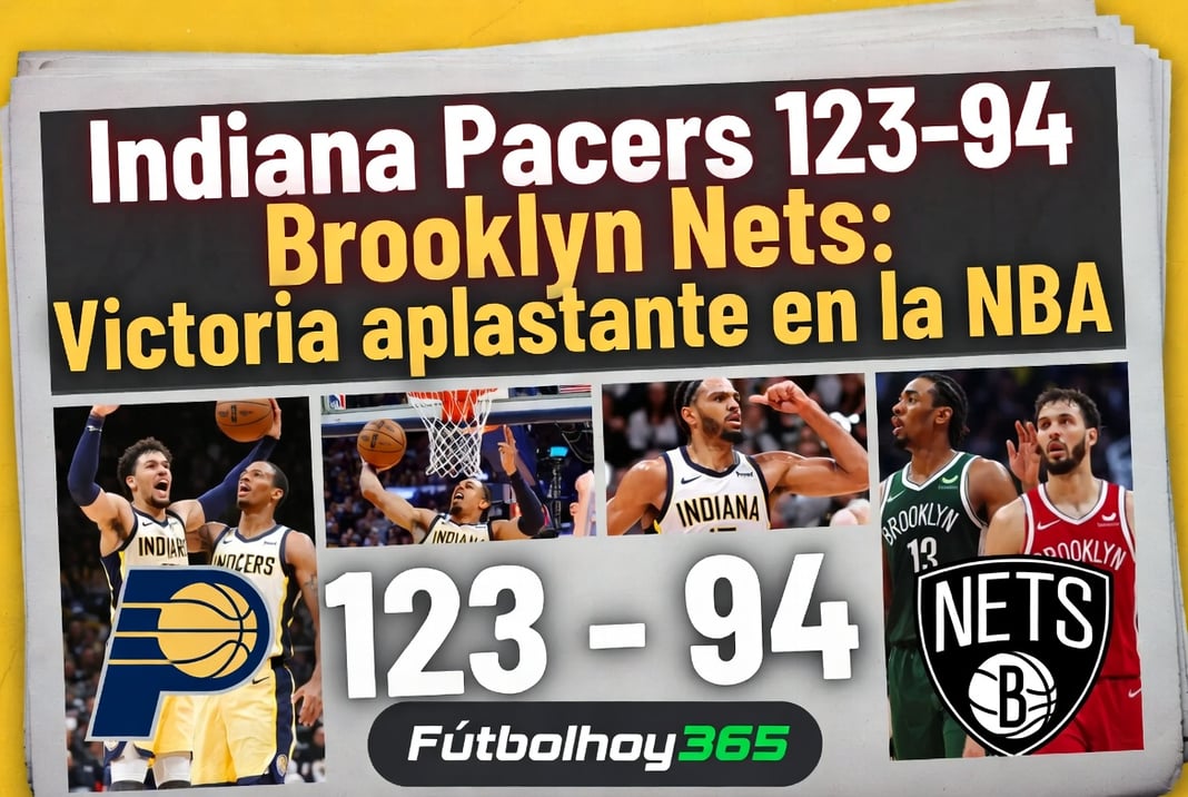 Indiana Pacers 123-94 Brooklyn Nets Victoria aplastante en la NBA