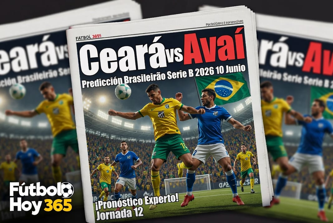 Ceará vs Avaí Predicción Brasileirão Serie B 2026 10 Junio