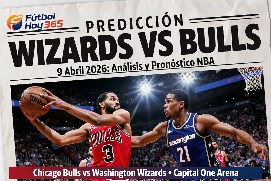 Predicción Wizards vs Bulls 9 Abril 2026 Análisis y Pronóstico NBA