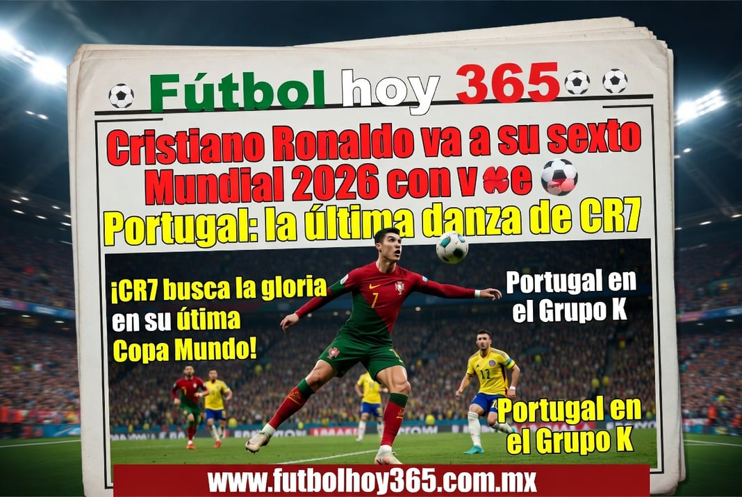 Cristiano Ronaldo va a su sexto Mundial 2026 con Portugal la última danza de CR7