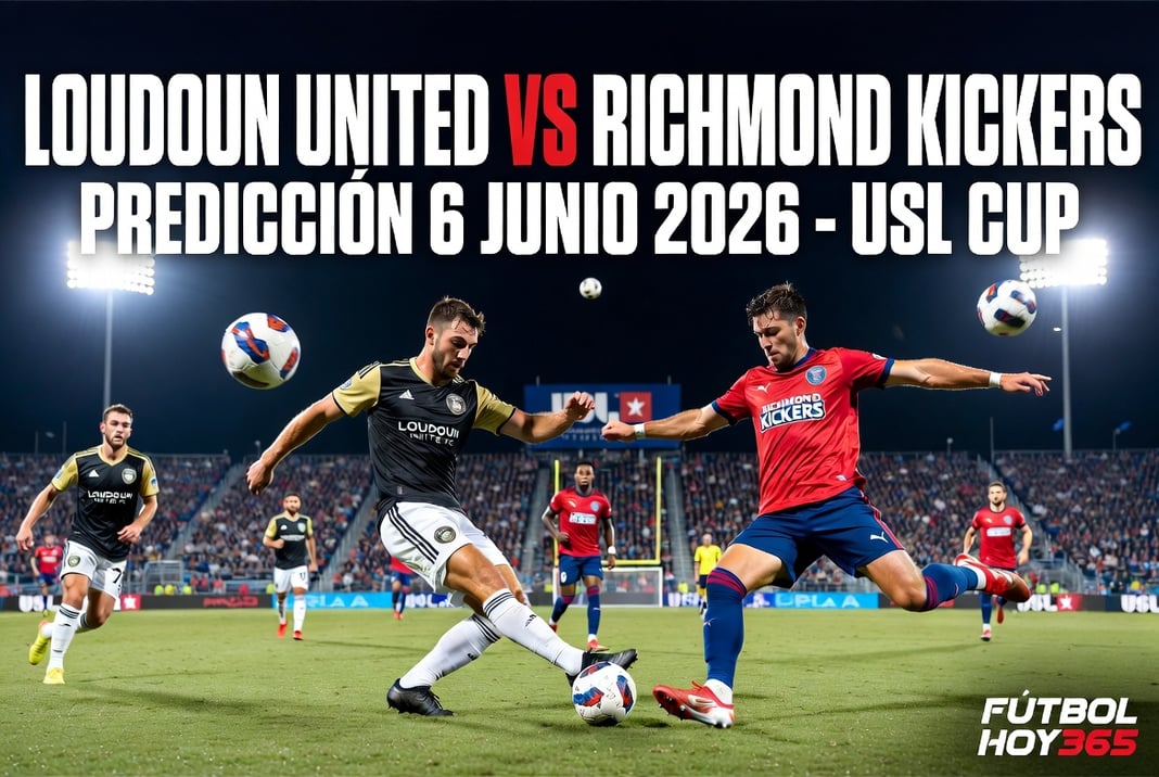 Loudoun United vs Richmond Kickers Prediccion 6 Junio 2026 USL Cup