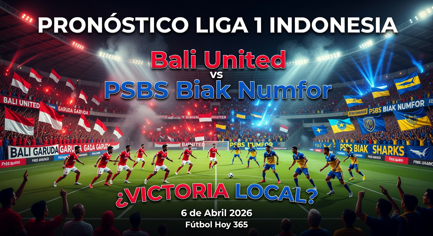 Bali United vs PSBS Biak Numfor Pronóstico / Prediction