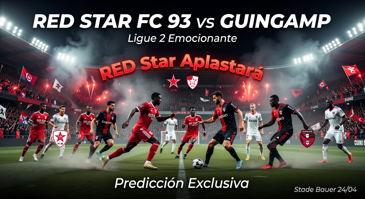 RED Star FC 93 vs Guingamp Pronóstico / Prediction