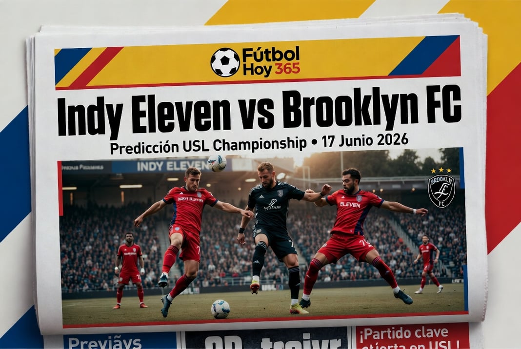 Indy Eleven vs Brooklyn FC Prediccion USL Championship 17 Junio 2026