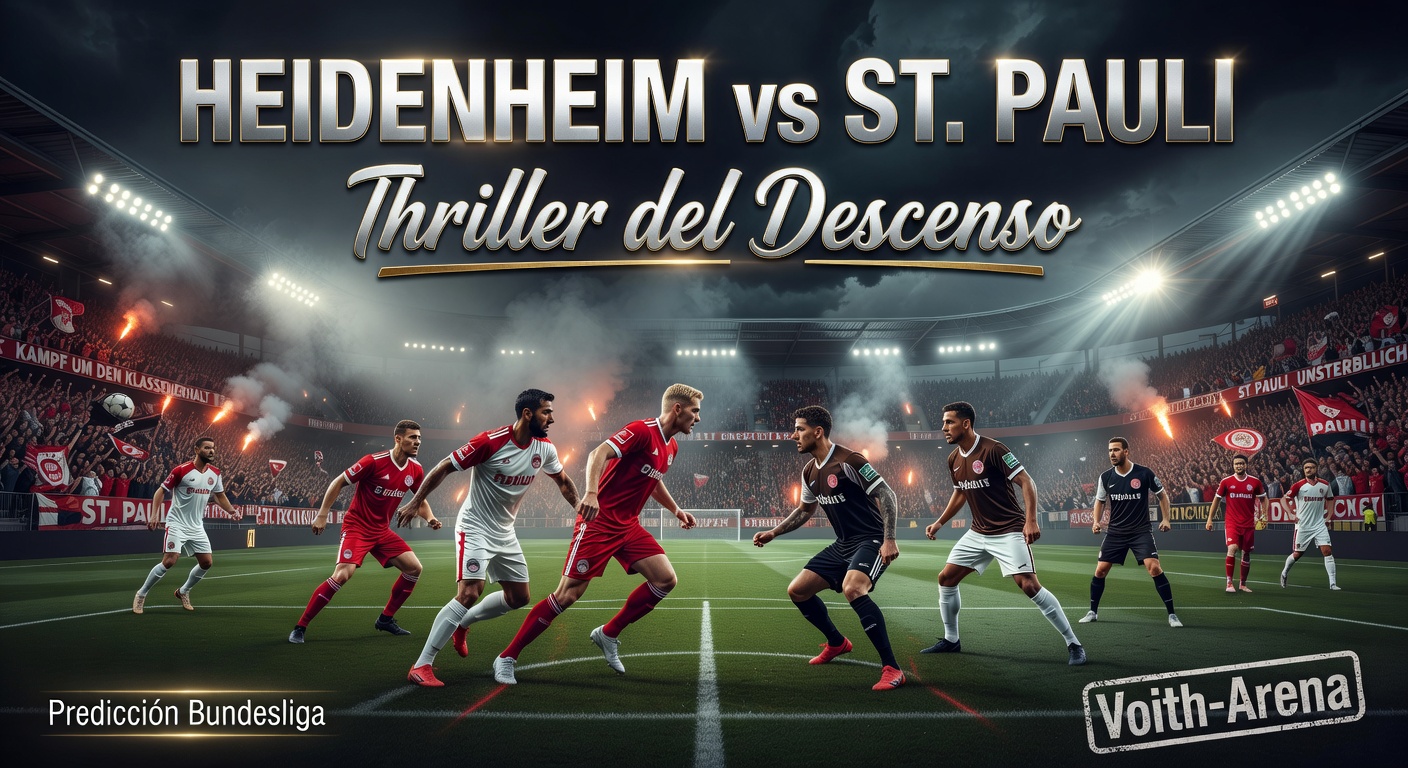 1. FC Heidenheim vs FC St. Pauli Pronóstico / Prediction