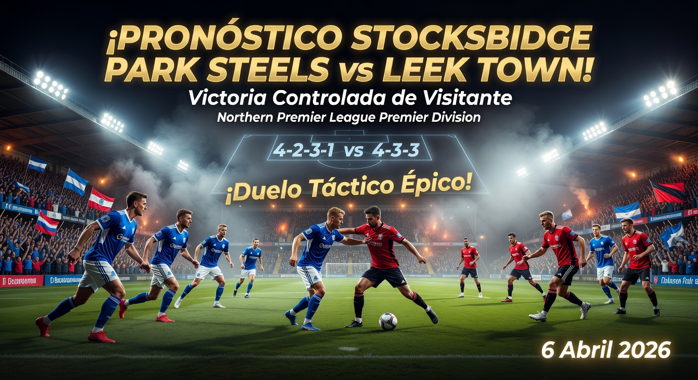 Stocksbridge Park Steels vs Leek Town Pronóstico / Prediction