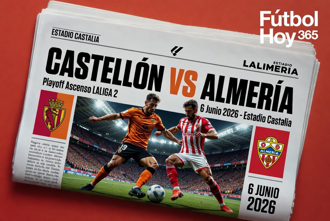 Castellon vs Almeria Playoff Ascenso LALIGA 2 6 Junio 2026