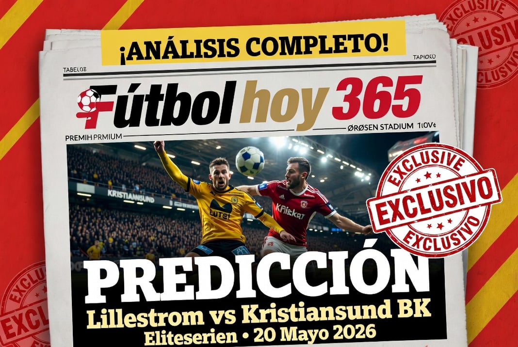 Prediccion Lillestrom vs Kristiansund BK Eliteserien 20 Mayo 2026