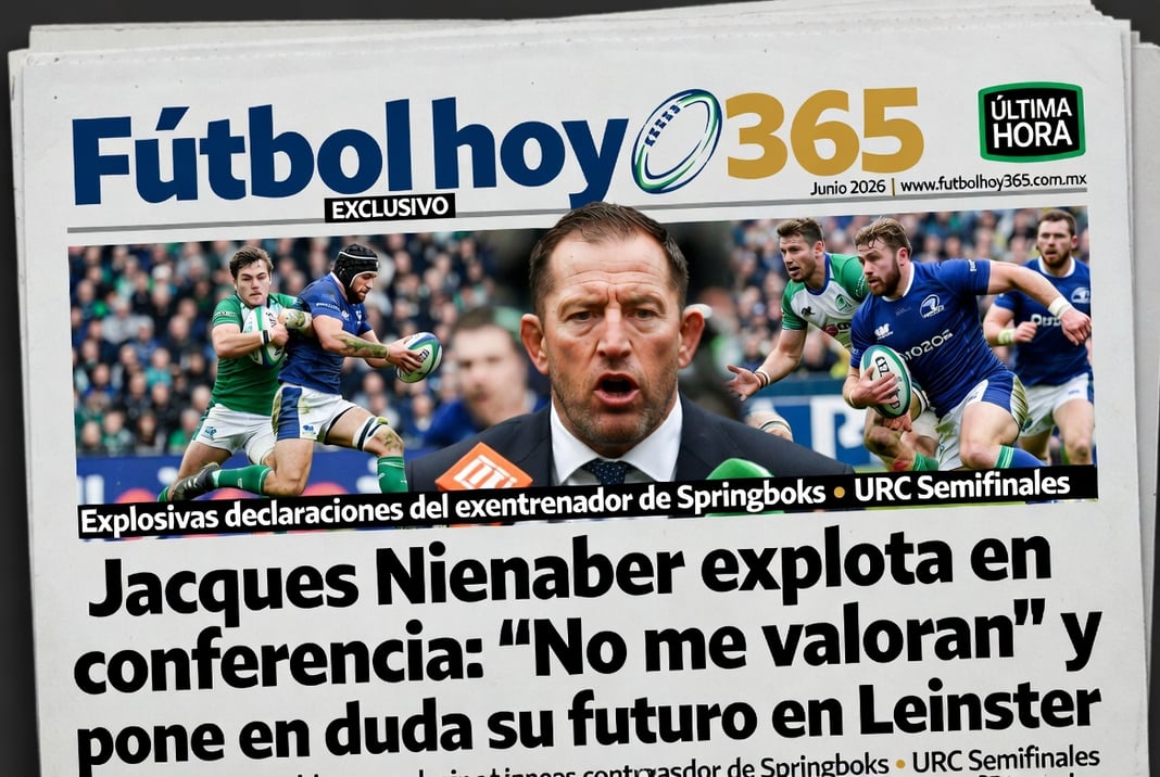 Jacques Nienaber explota en conferencia “No me valoran” y pone en duda su futuro en Leinster