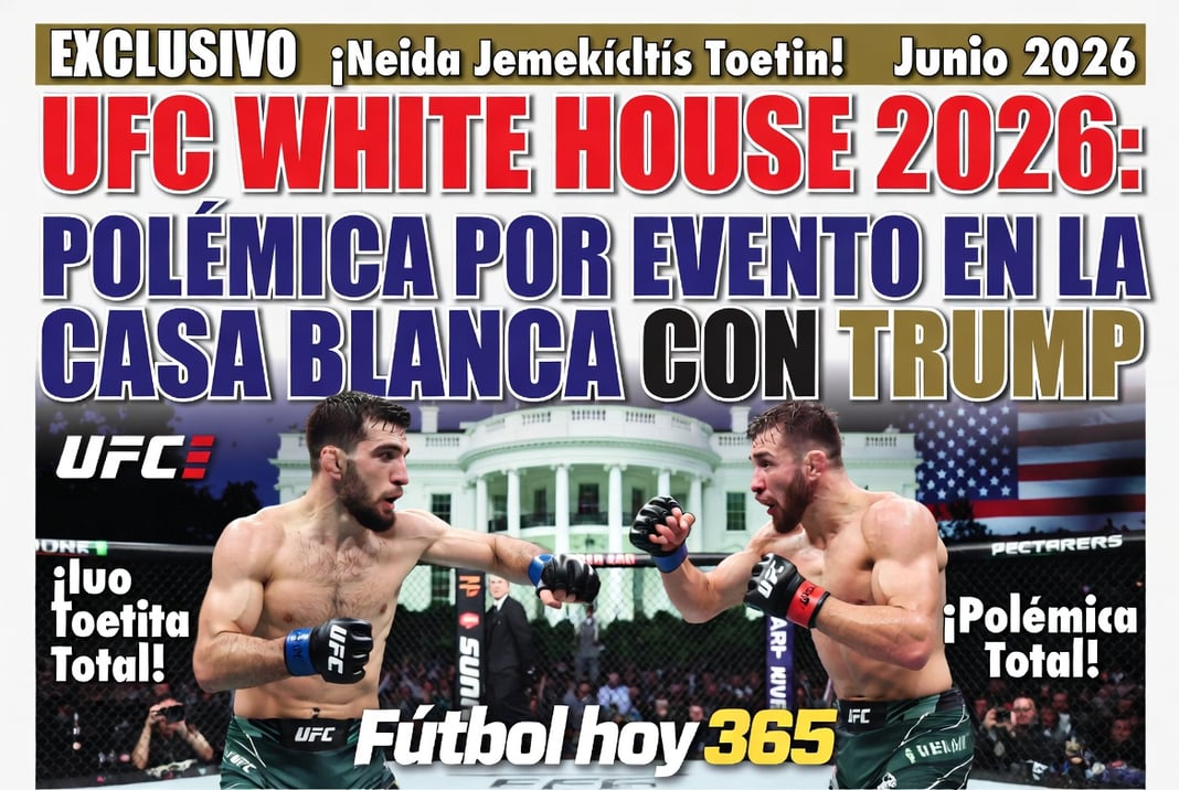 UFC White House 2026 polémica por evento en la Casa Blanca con Trump