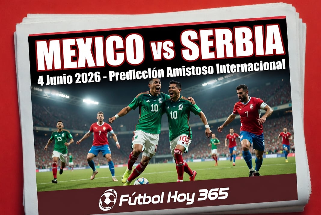Mexico vs Serbia 4 Junio 2026 Prediccion Amistoso Internacional