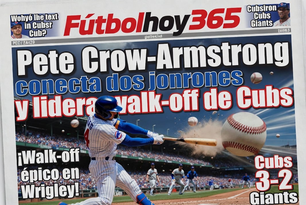 Pete Crow-Armstrong conecta dos jonrones y lidera walk-off de Cubs