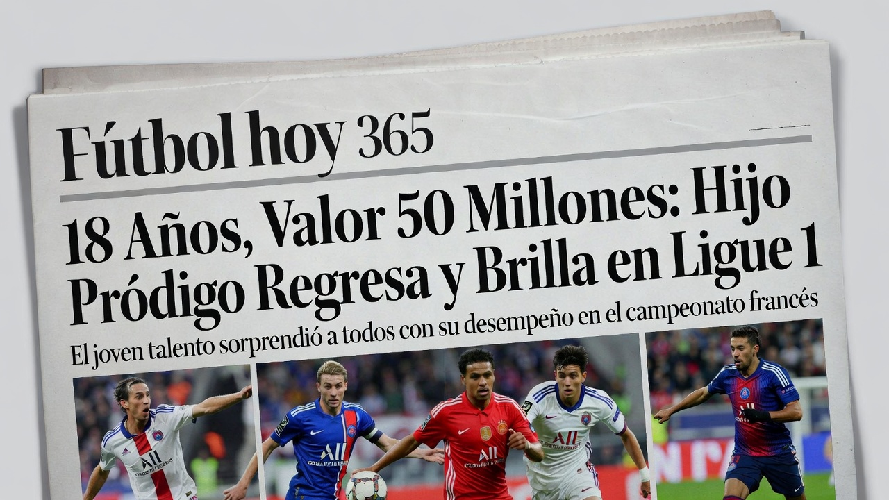 18 Años, Valor 50 Millones Hijo Pródigo Regresa y Brilla en Ligue 1