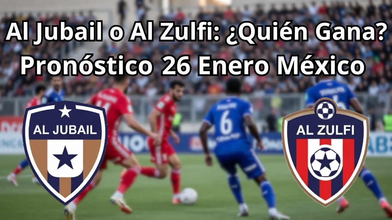 Al Jubail o Al Zulfi ¿Quién Gana Pronóstico 26 Enero México