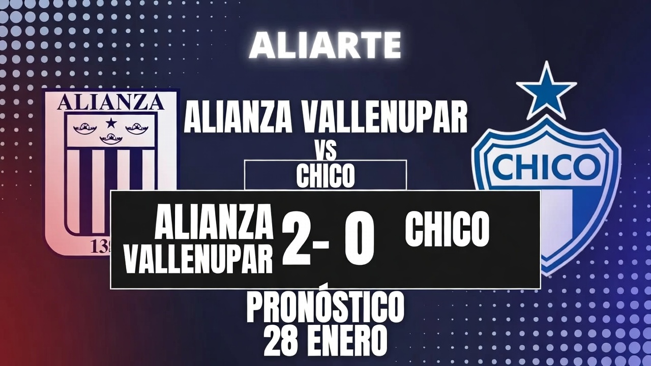 Alianza Valledupar o Chico Pronóstico y Score 28 Enero México