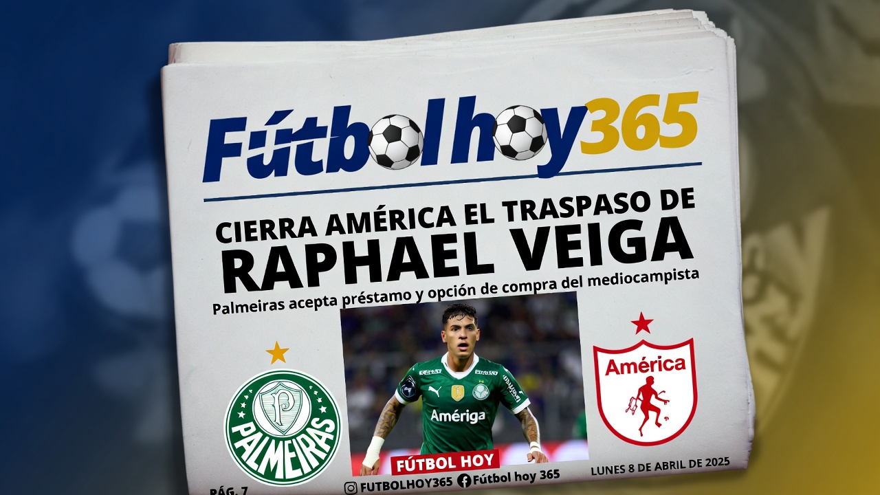 América Cierra Fichaje de Raphael Veiga de Palmeiras en Préstamo
