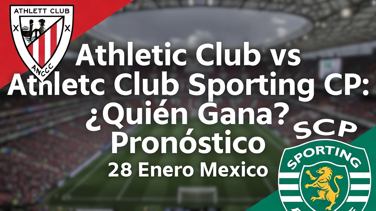 Athletic Club vs Sporting CP ¿Quién Gana Pronóstico 28 Enero Mexico