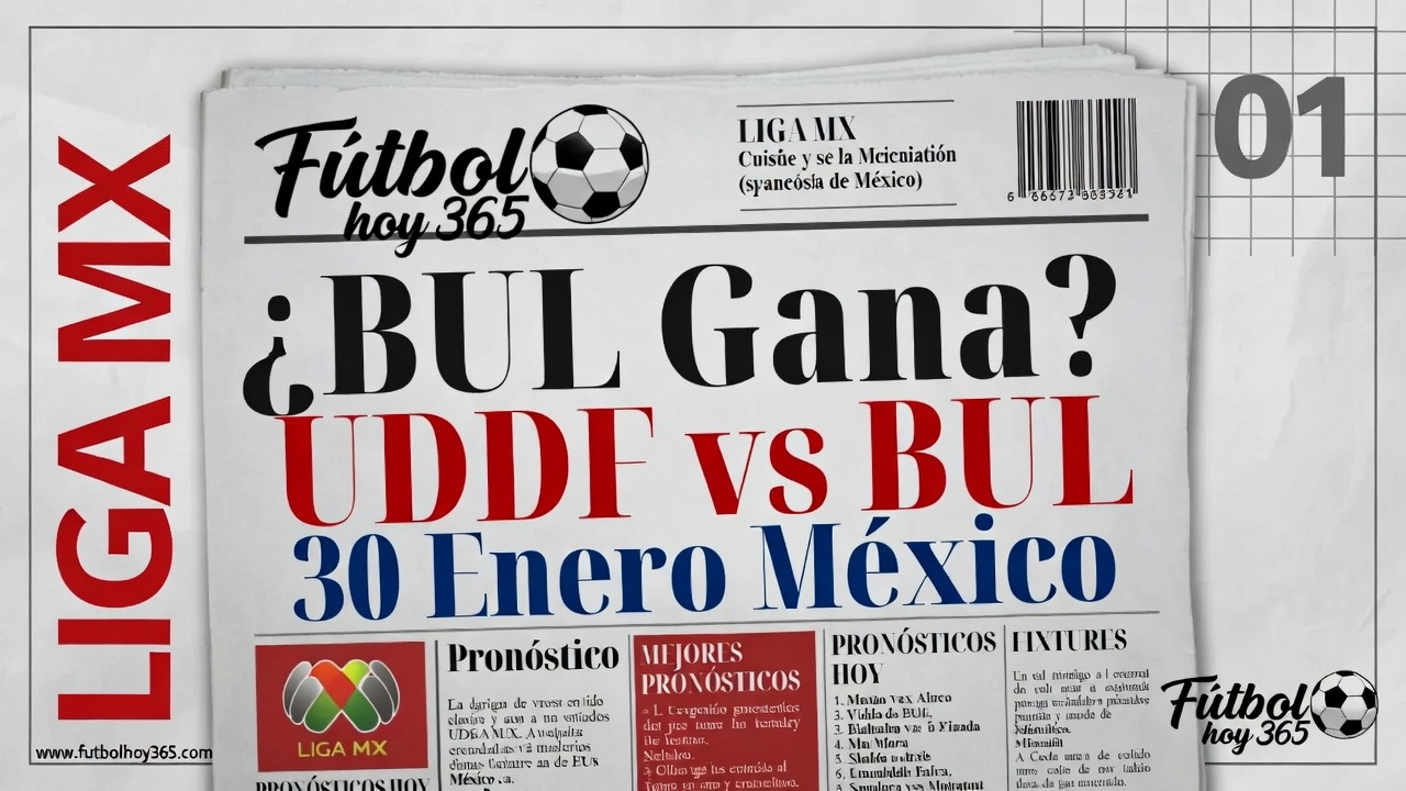 BUL Gana UPDF vs BUL Pronóstico 30 Enero México