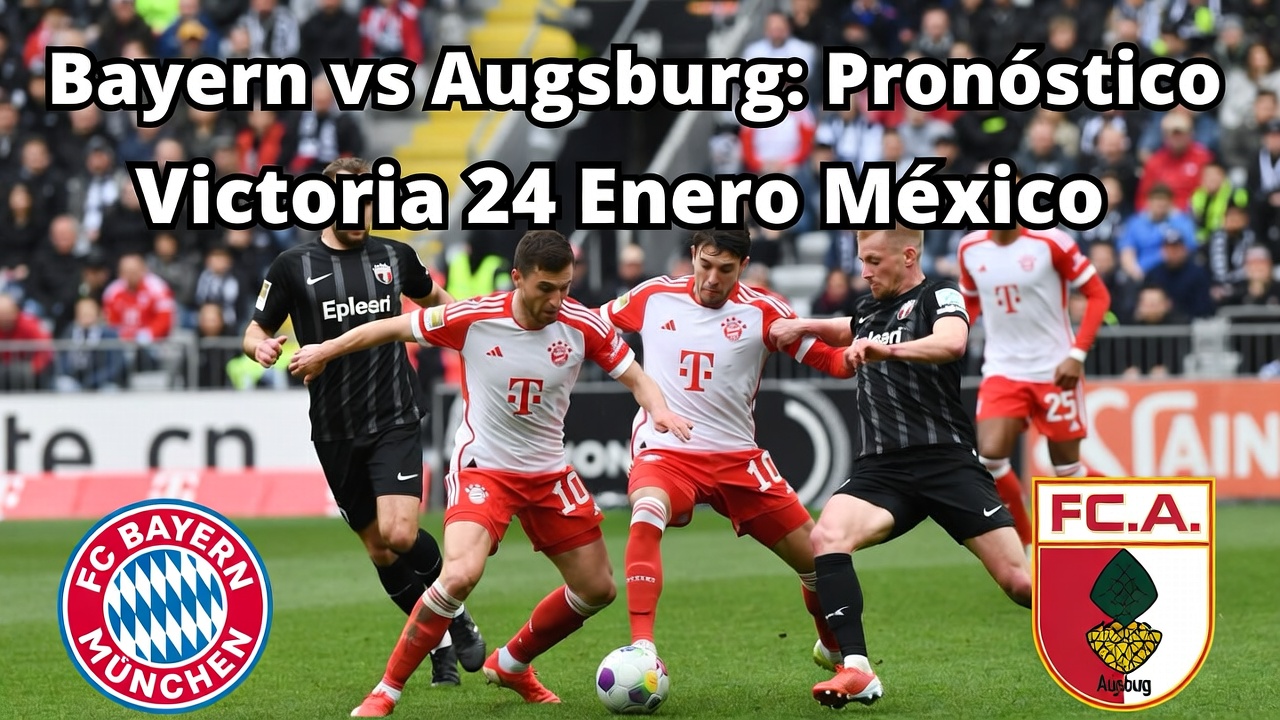 Bayern vs Augsburg Pronóstico Victoria 24 Enero México