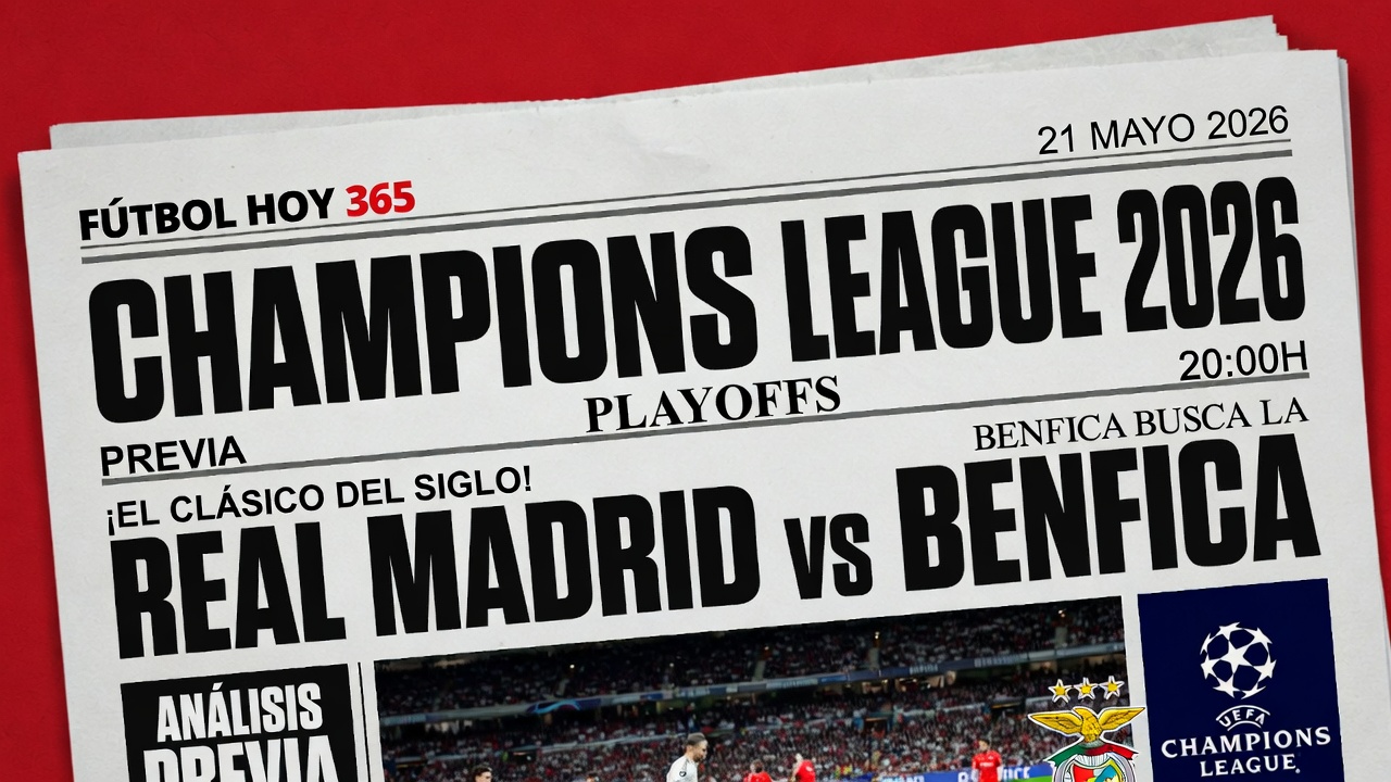 Champions League 2026 Real Madrid vs Benfica Playoffs