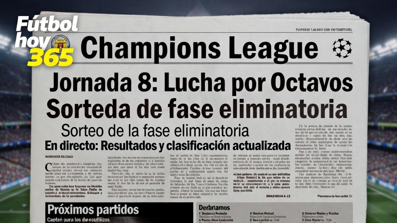Champions League Jornada 8 Lucha por Octavos
