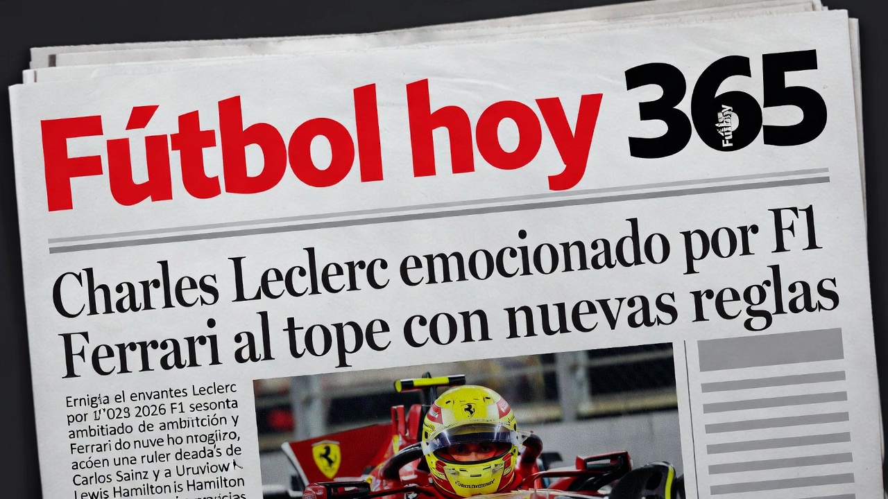 Charles Leclerc emocionado por F1 2026 Ferrari al tope con nuevas reglas