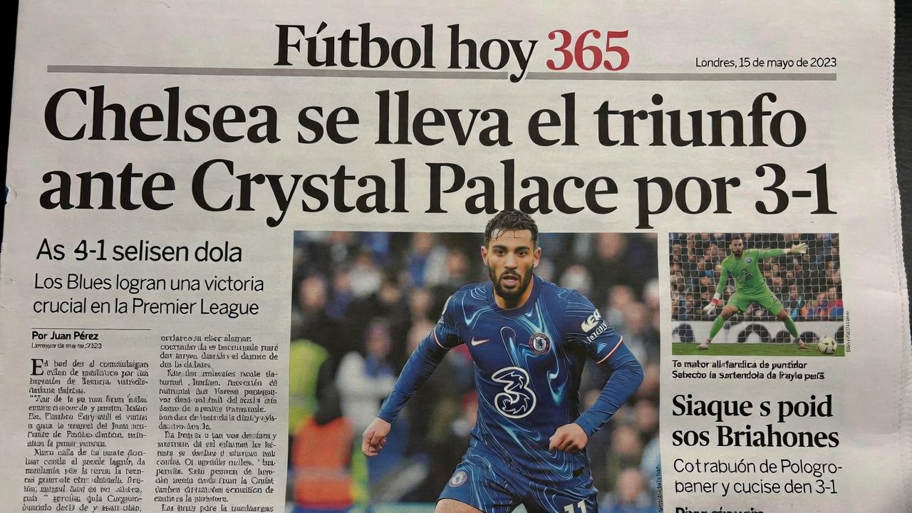 Chelsea vence 3-1 al Crystal Palace y entra al top 4 de Premier League