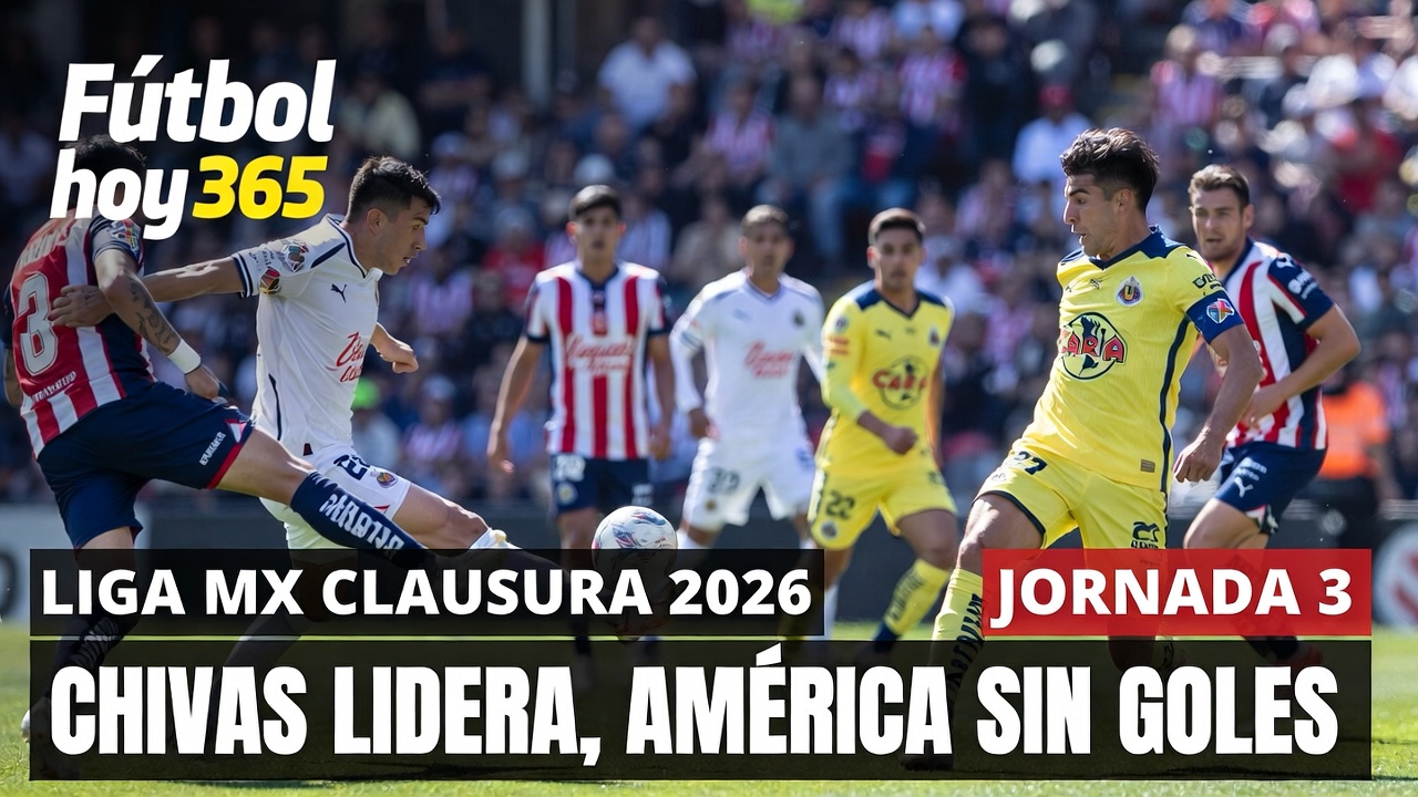 Chivas Líder Invicto Resumen Jornada 3 Clausura 2026 Liga MX