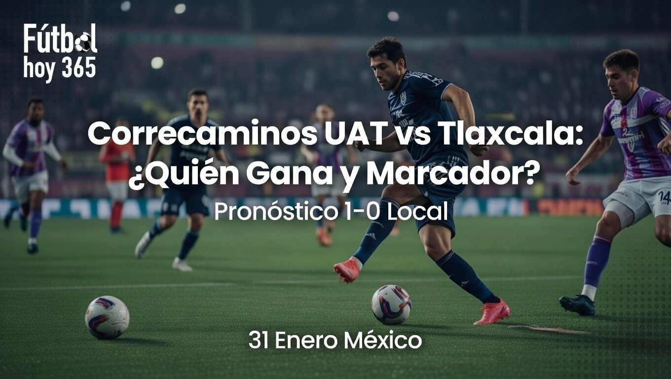 Correcaminos UAT vs Tlaxcala Pronóstico 1-0 Local 31 Enero México