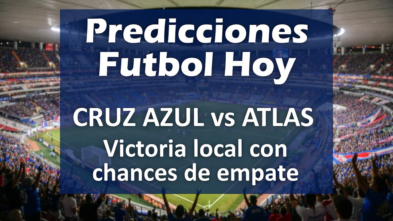 Cruz Azul vs Atlas Predicción Liga MX 14 Enero 2026 Hora México 2000