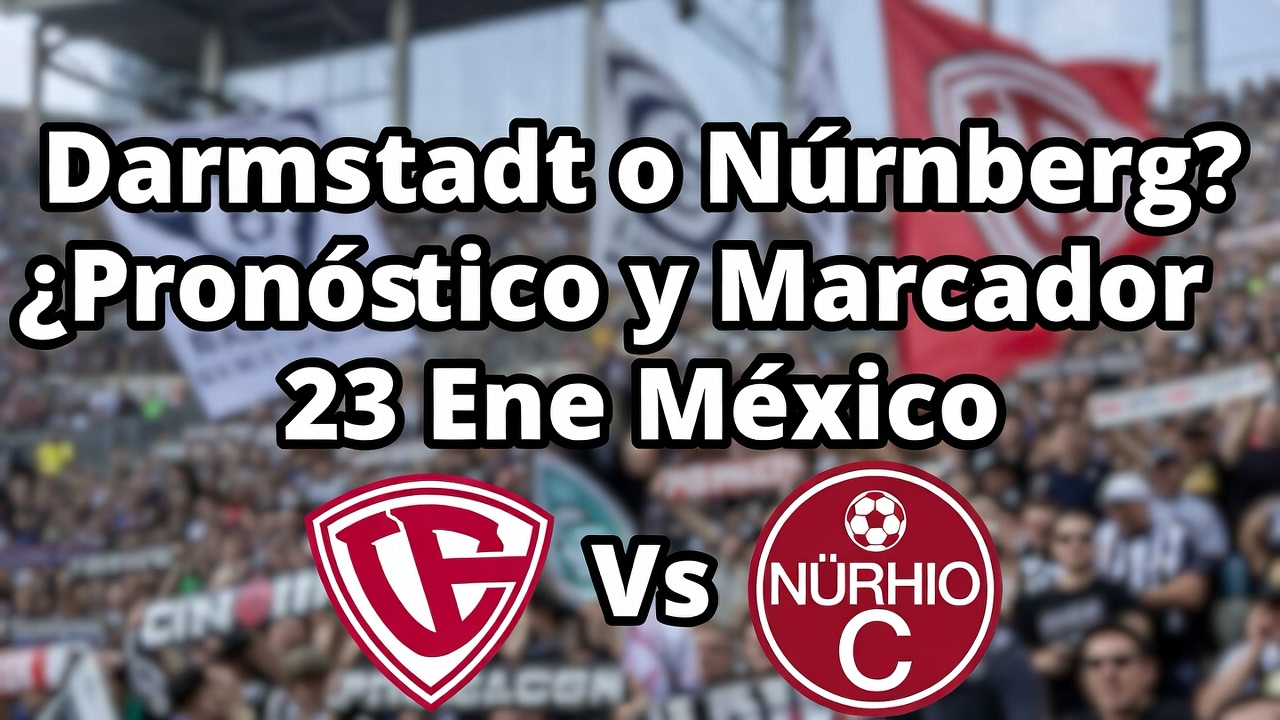 Darmstadt o Nürnberg Pronóstico y Marcador 23 Ene México