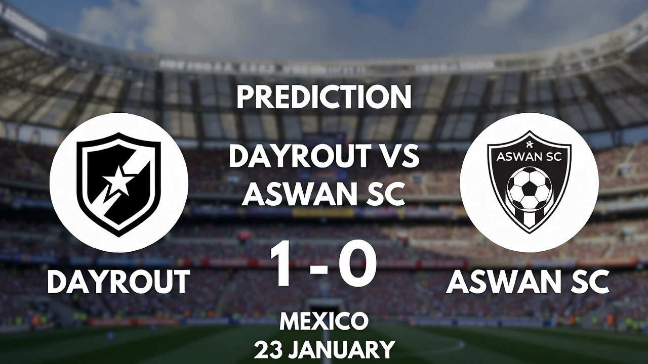 Dayrout Ganador Pronóstico vs Aswan SC 1-0 23 Enero México