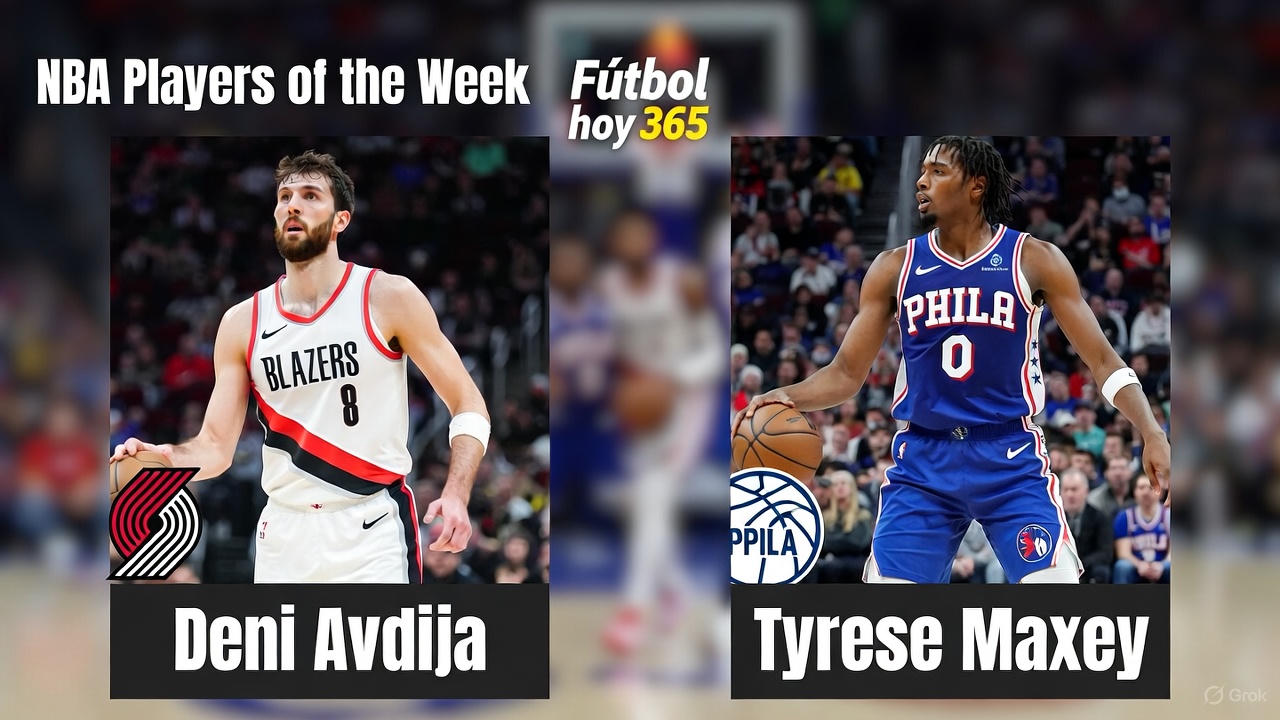 Deni Avdija y Tyrese Maxey Los Destacados Jugadores de la Semana en la NBA