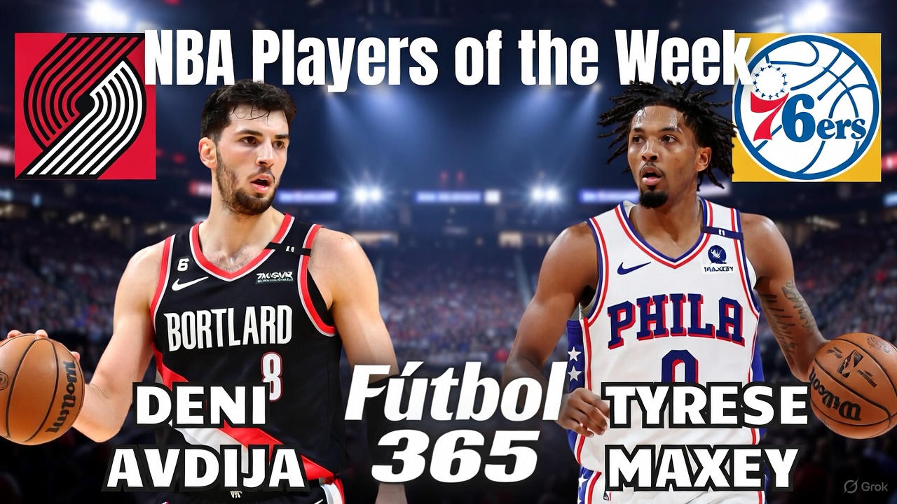 Deni Avdija y Tyrese Maxey Los Destacados Jugadores de la Semana en la NBA