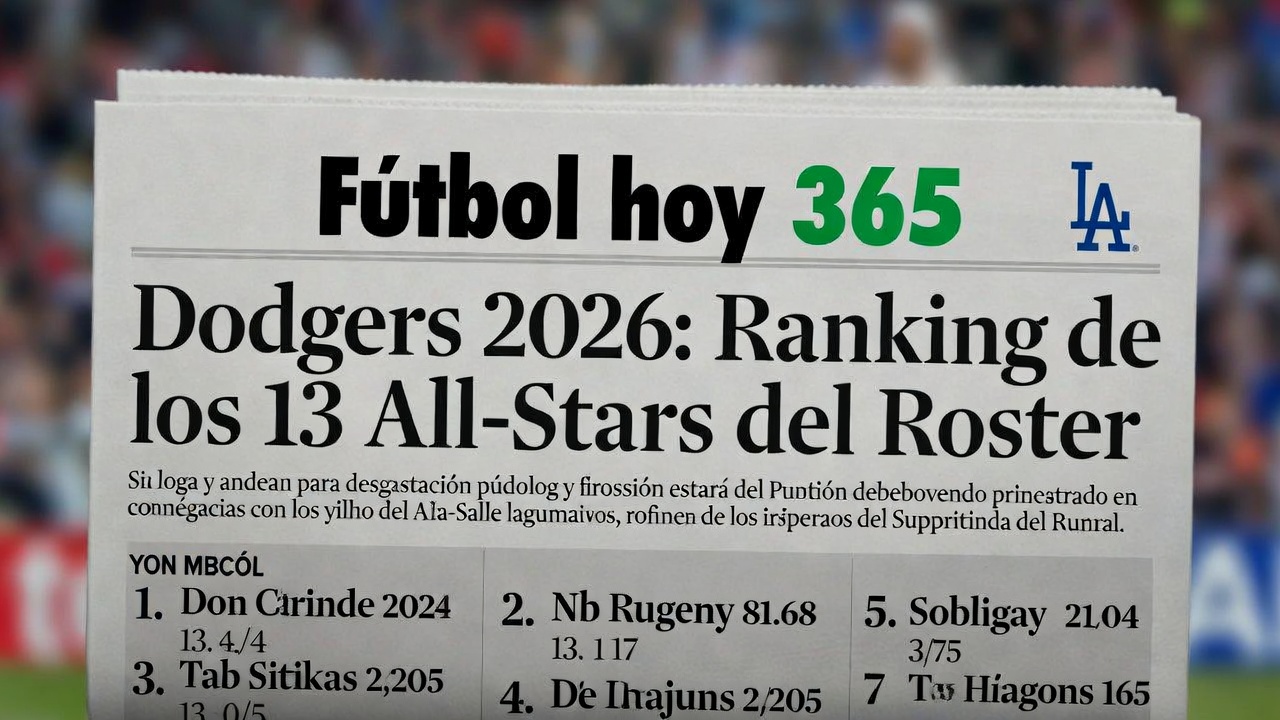Dodgers 2026 Ranking de los 13 All-Stars del Roster