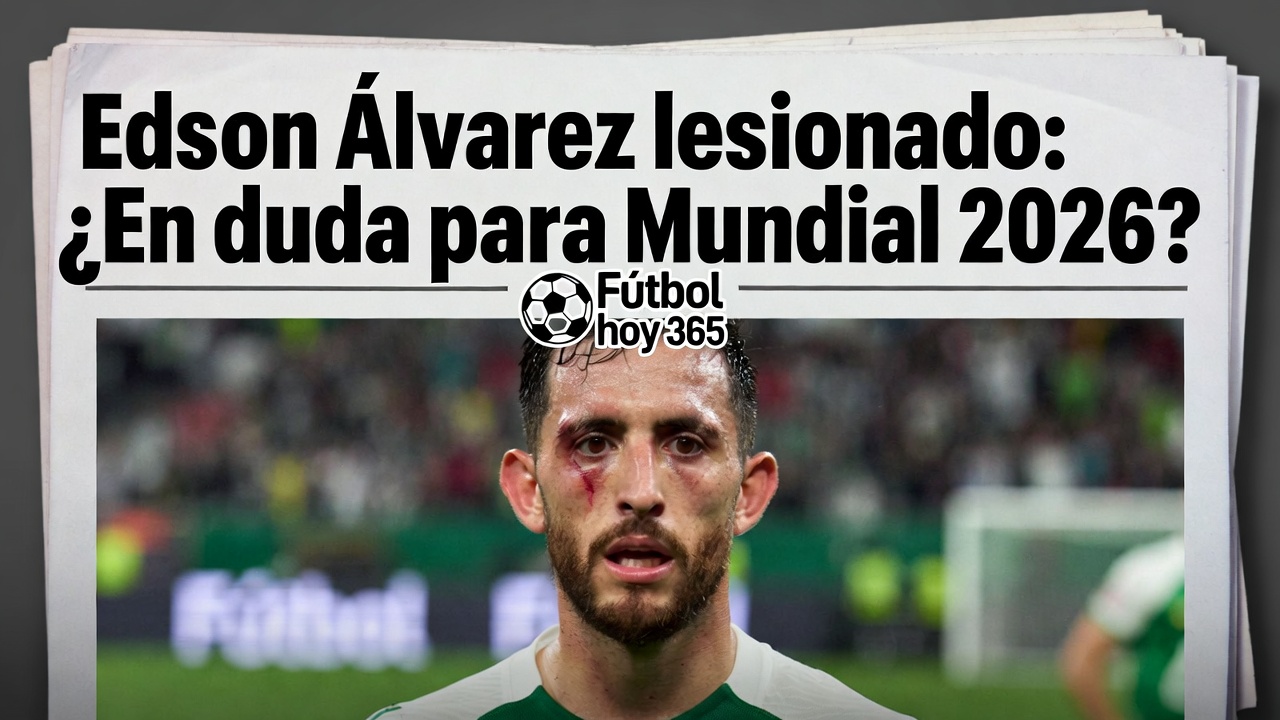 Edson Álvarez lesionado ¿En duda para Mundial 2026