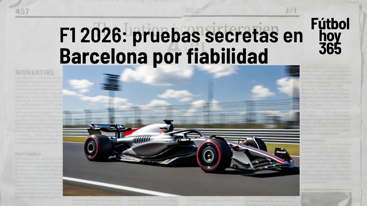 F1 2026 pruebas secretas en Barcelona por fiabilidad