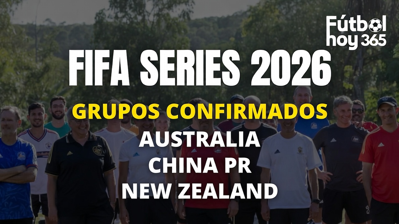 FIFA Series 2026 Grupos Confirmados con Australia, Nueva Zelanda y China