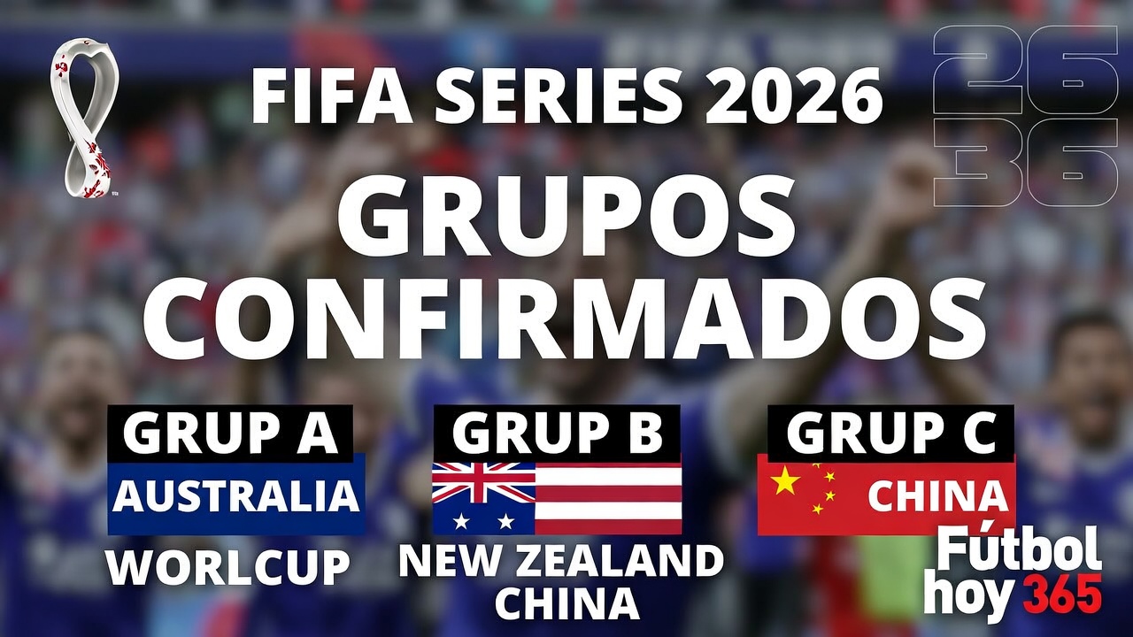 FIFA Series 2026 Grupos Confirmados con Australia, Nueva Zelanda y China