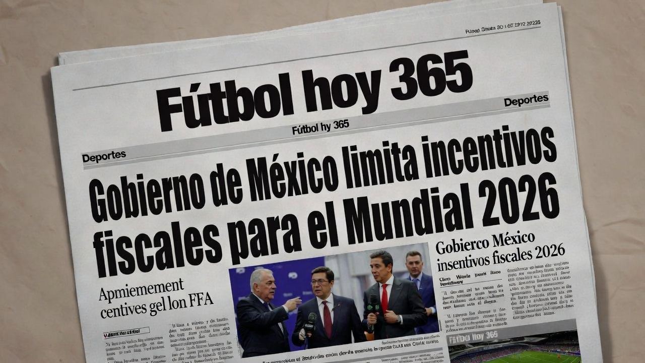 Gobierno de México limita incentivos fiscales para Mundial 2026