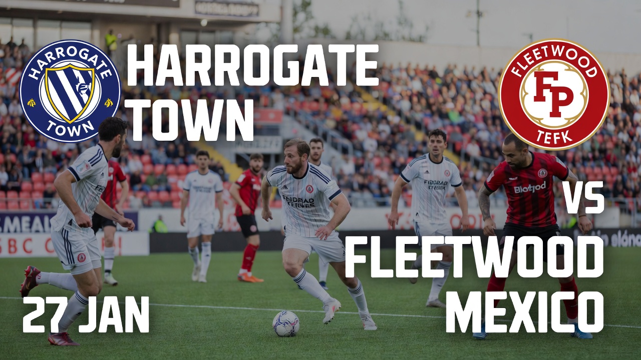 Harrogate Town gana Pronóstico vs Fleetwood 27 Enero México